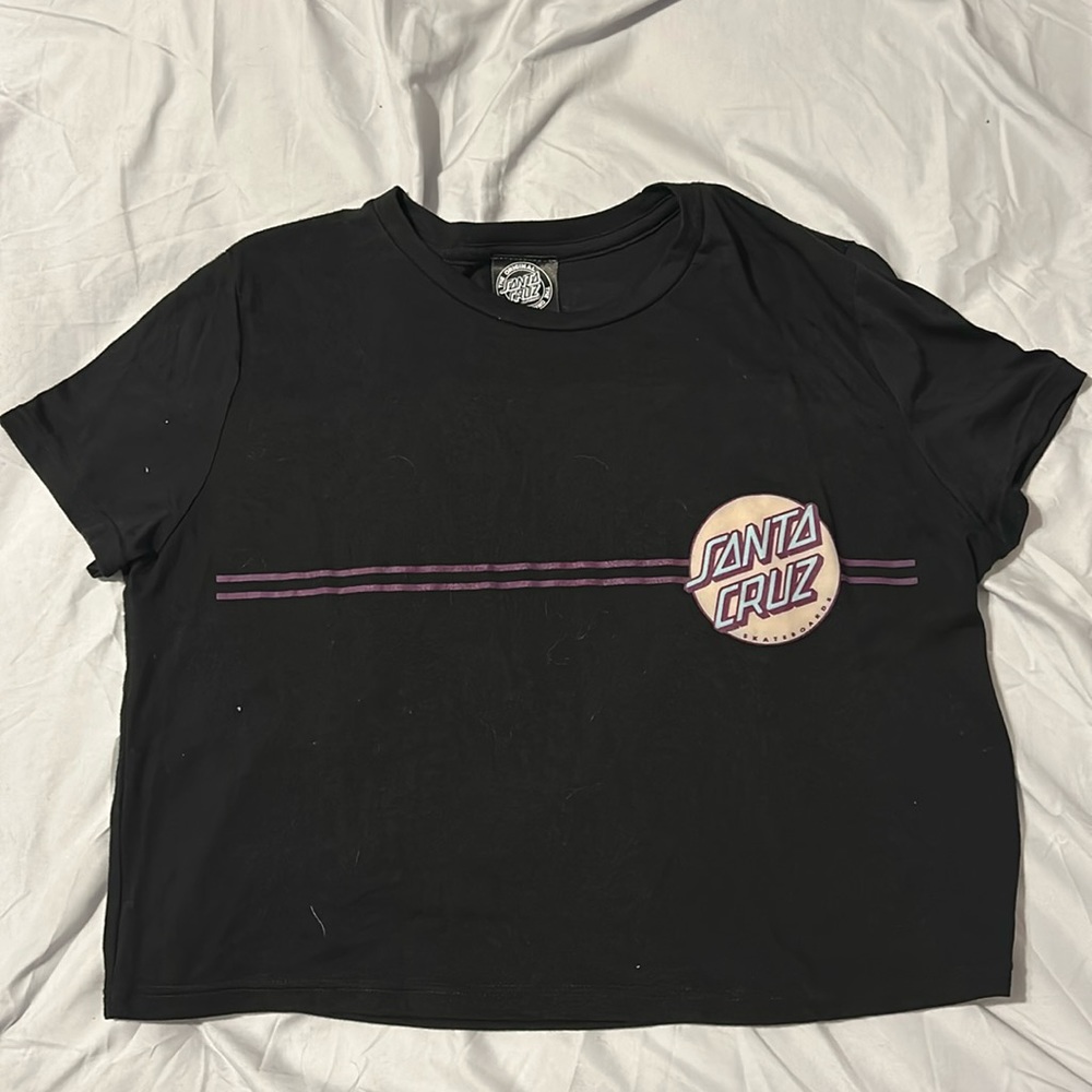 Santa cruz crop top.